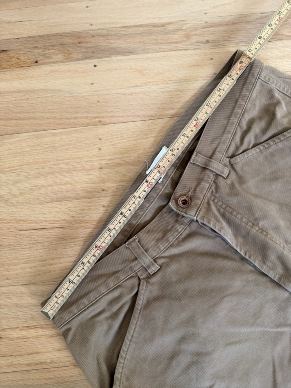 Taylor Stitch Camp Pants Tan Brown Mens Size 33 Neutral Spring Casual Minimalist - Picture 6 of 10
